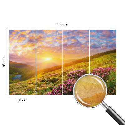 Fototapeta pre dievča Horský západ