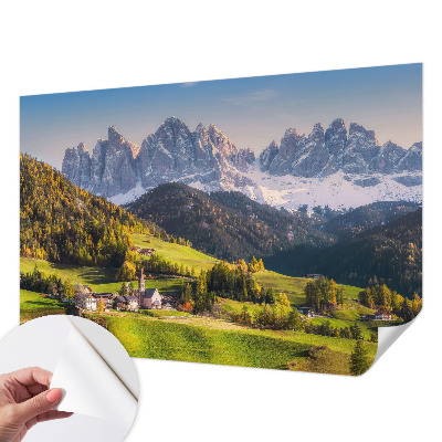 Samolepiaca fototapeta s motívom horskej krajiny