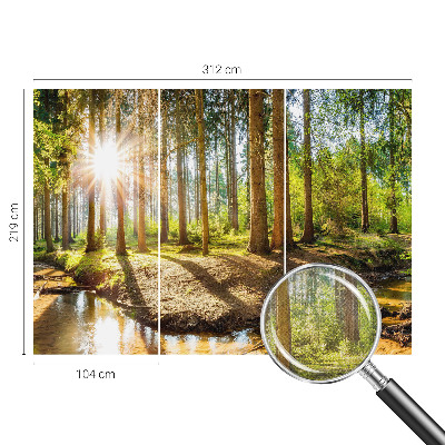 Samolepiaca tapeta Lesná idylka