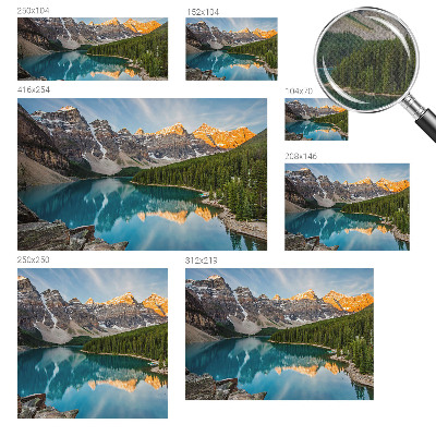 Tapety na stenu samolepiace Odraz v horách