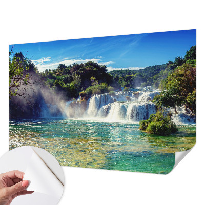 3D fototapeta s motívom vodopádovej krajiny