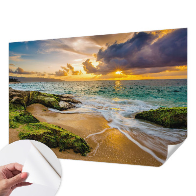3D tapeta na stenu s motívom námornej harmónie