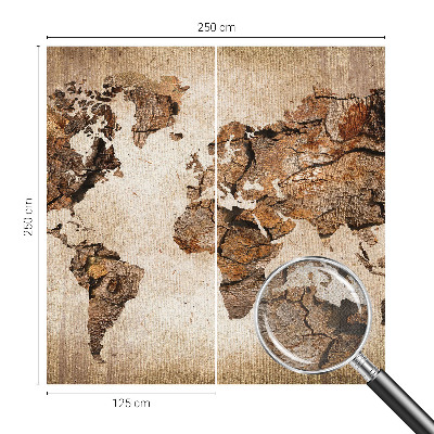 Detská fototapeta Drevená mapa