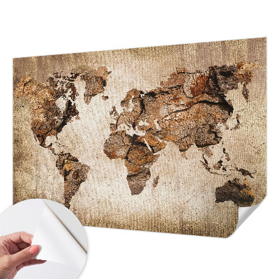 Detská fototapeta Drevená mapa