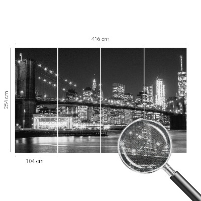 Tapeta do obývačky Nočná panoráma