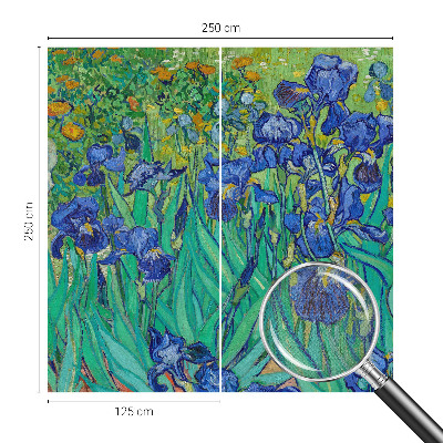 Samolepiaca fototapeta do obývačky Záhradné kvety