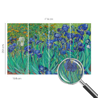 Samolepiaca fototapeta do obývačky Záhradné kvety