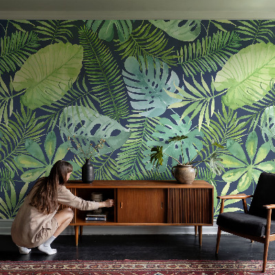 3D tapeta Tropické listy