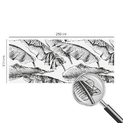 3D tapeta na stenu Banánové listy