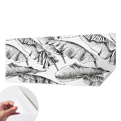 3D tapeta na stenu Banánové listy