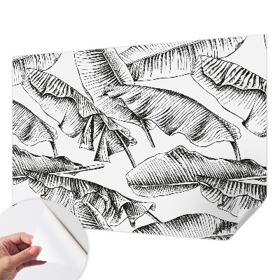 3D tapeta na stenu Banánové listy