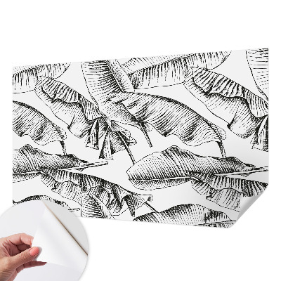 3D tapeta na stenu Banánové listy