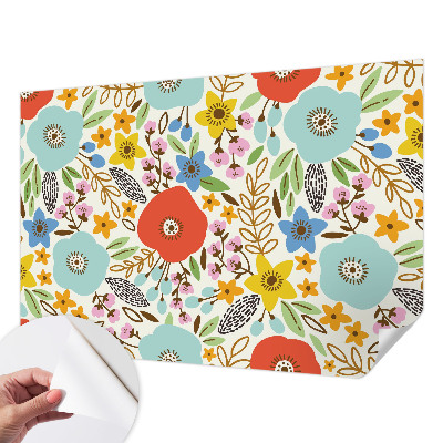 Detská fototapeta na stenu Kvetinový vzor