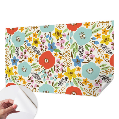 Detská fototapeta na stenu Kvetinový vzor