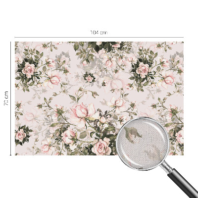 Fotografická tapeta do detskej izby Kvetinový vzor