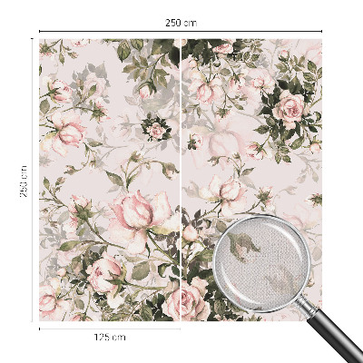 Fotografická tapeta do detskej izby Kvetinový vzor