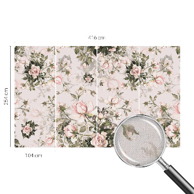 Fotografická tapeta do detskej izby Kvetinový vzor