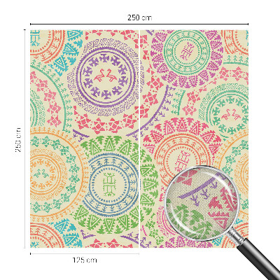 Detská tapeta Farebné mandaly