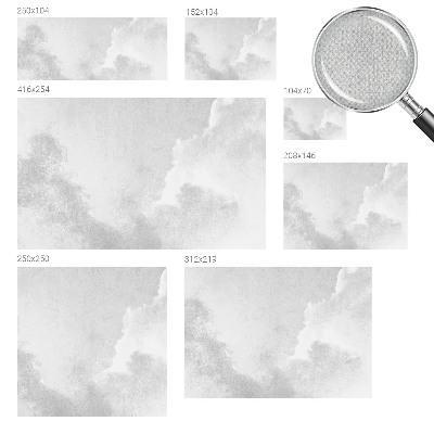 Moderná tapeta na stenu Jemné oblaky