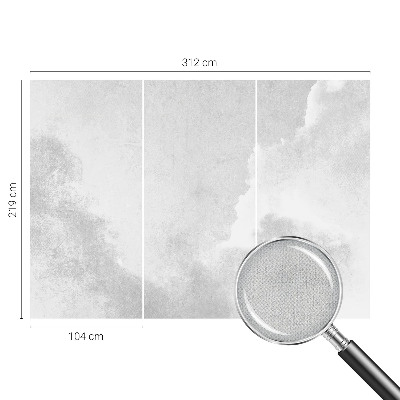 Moderná tapeta na stenu Jemné oblaky