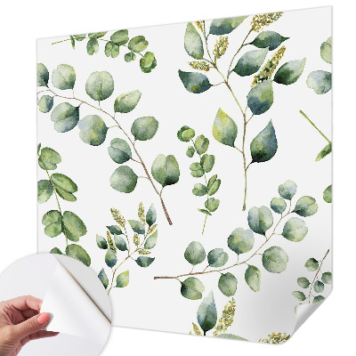 Samolepiaca fototapeta do detskej izby Zelené listy