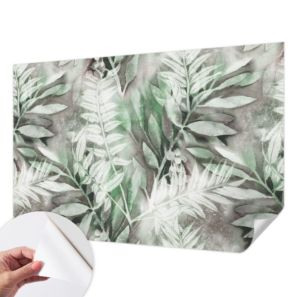 Fotografická tapeta do detskej izby Akvarelové listy