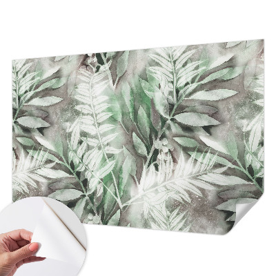 Fotografická tapeta do detskej izby Akvarelové listy