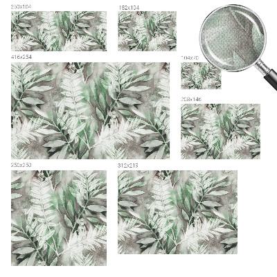 Fotografická tapeta do detskej izby Akvarelové listy