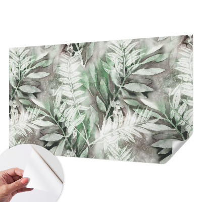 Fotografická tapeta do detskej izby Akvarelové listy