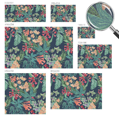 Detská fototapeta na stenu Tropické kvety