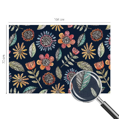 Detská tapeta Kvetinová mozaika