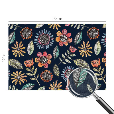 Detská tapeta Kvetinová mozaika