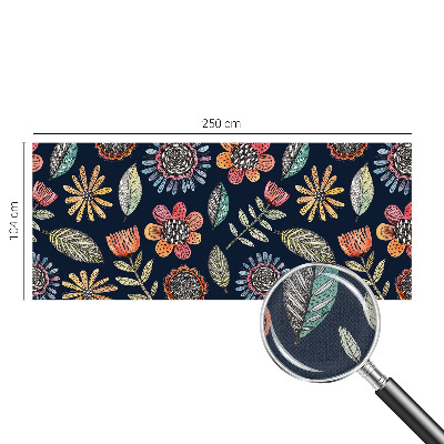 Detská tapeta Kvetinová mozaika