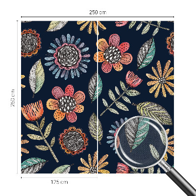 Detská tapeta Kvetinová mozaika