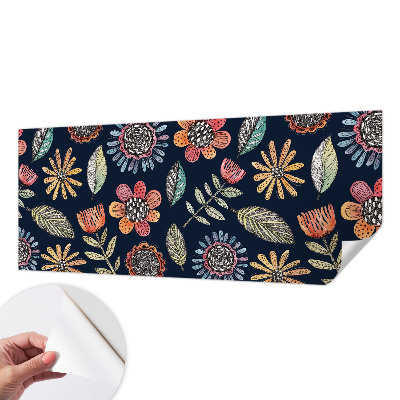 Detská tapeta Kvetinová mozaika