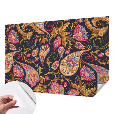 Moderná tapeta na stenu Farebný paisley vzor