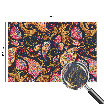 Moderná tapeta na stenu Farebný paisley vzor