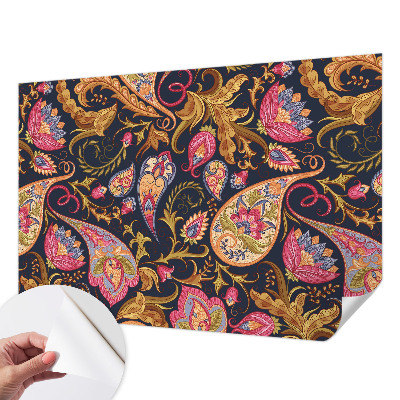 Moderná tapeta na stenu Farebný paisley vzor