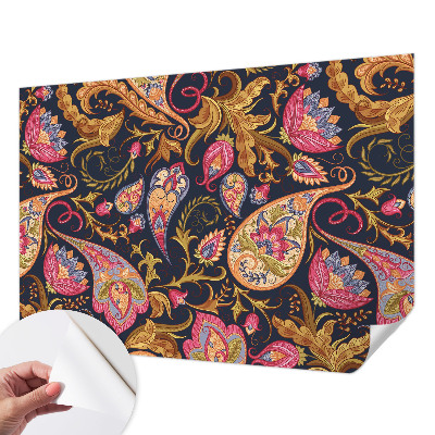 Moderná tapeta na stenu Farebný paisley vzor