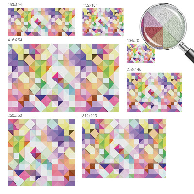 Samolepiaca fototapeta do obývačky Farebné tvary