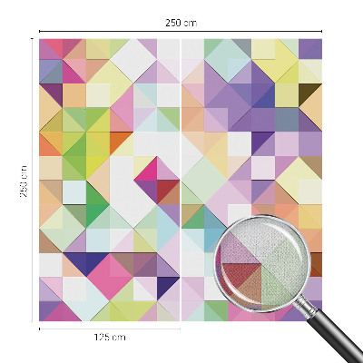 Samolepiaca fototapeta do obývačky Farebné tvary