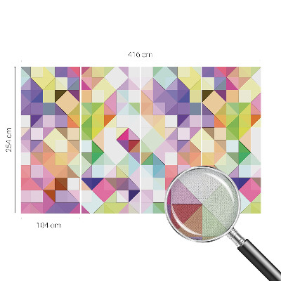 Samolepiaca fototapeta do obývačky Farebné tvary