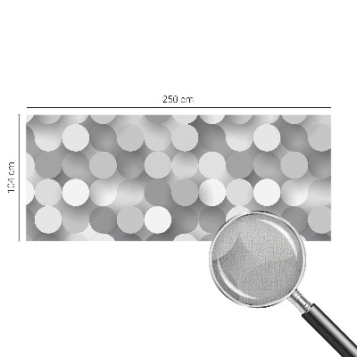 3D tapeta na stenu Sivé kruhy
