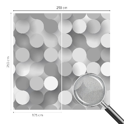 3D tapeta na stenu Sivé kruhy