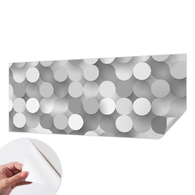 3D tapeta na stenu Sivé kruhy