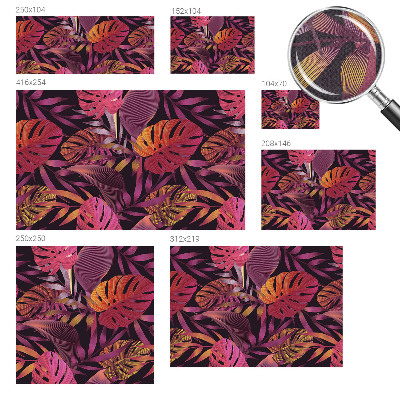 3D tapeta Exotické listy