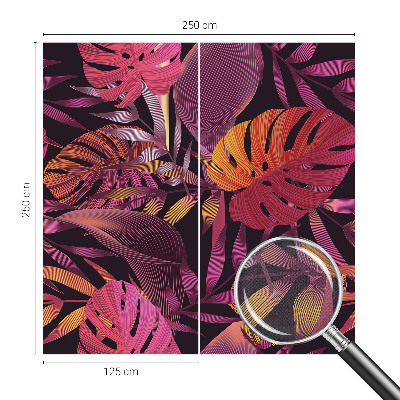 3D tapeta Exotické listy