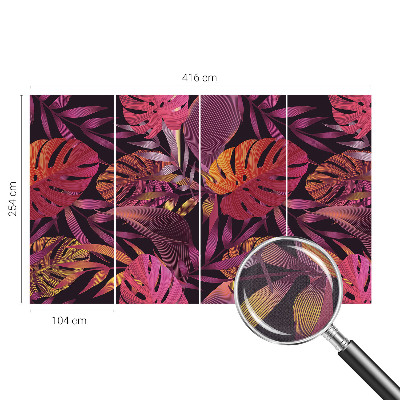 3D tapeta Exotické listy