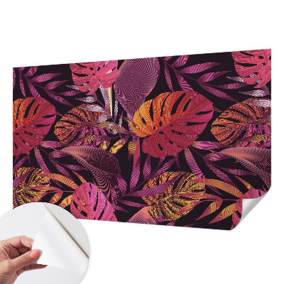 3D tapeta Exotické listy