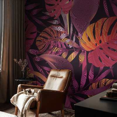 3D tapeta Exotické listy